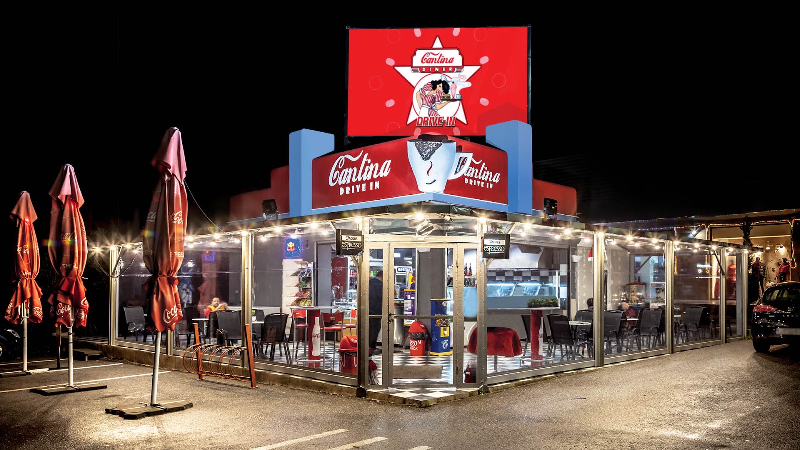 Καφέ Cantina Drive-in στην Άγιο Μάμα Χαλκιδικής