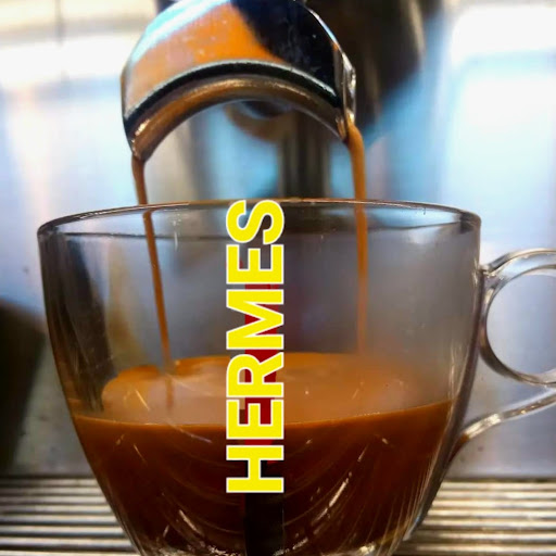 Hermes coffee and snack