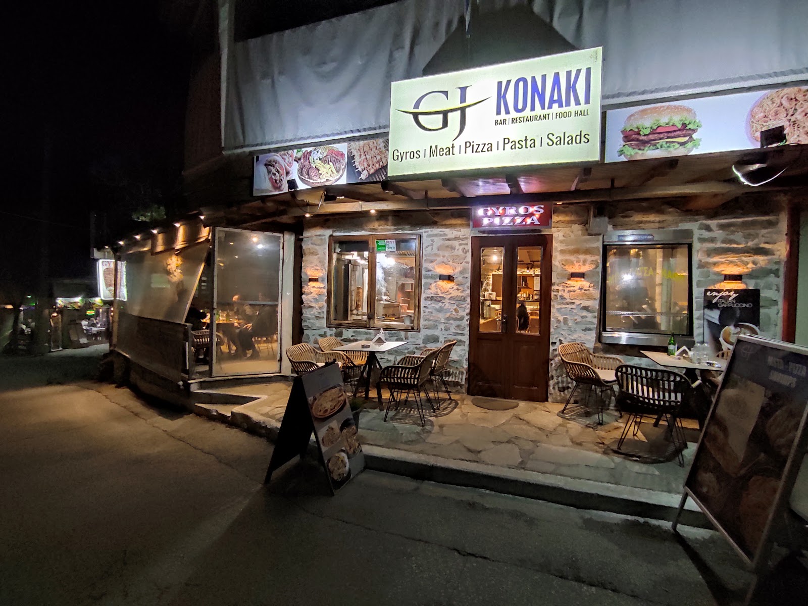 Εστιατόριο GJ Konaki στην Ουρανούπολη, Χαλκιδική - Βαθμολογία 4.5/5